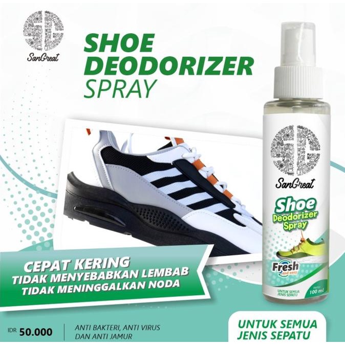 Penghilang bau sepatu bau kaki