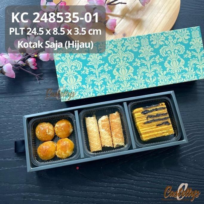 

>>>>>] 5 Pcs Kotak KC 248535 HIJAU Packaging Hampers Lebaran Idul Fitri