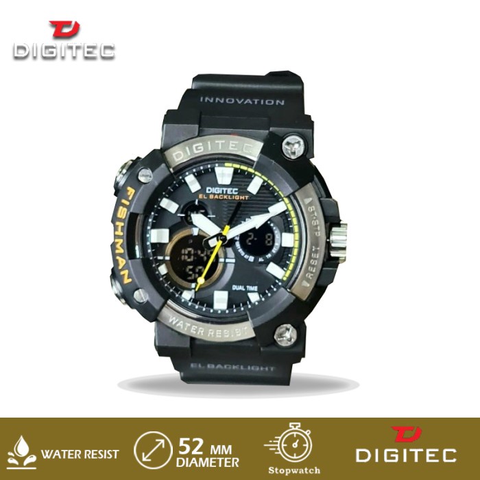 Hot Sale Jam Tangan Pria Digitec Da2150T Da-2150T Bkyl-4B Terbaru
