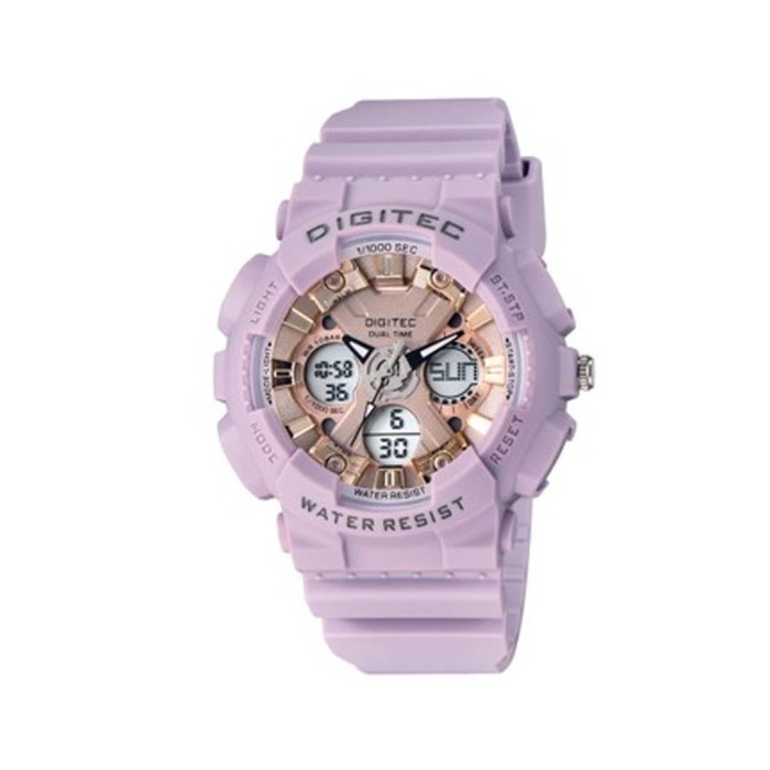 Must Have Jam Tangan Pria Digitec Rubber Mda-3032T Mda3032T Pu-8W Original Terlaris