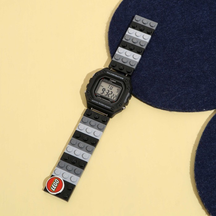 Flash Sale!!! Apcd - (Casio) Lego Brick Watch Jam Tangan Jam Lego Kado Unik Terlaris