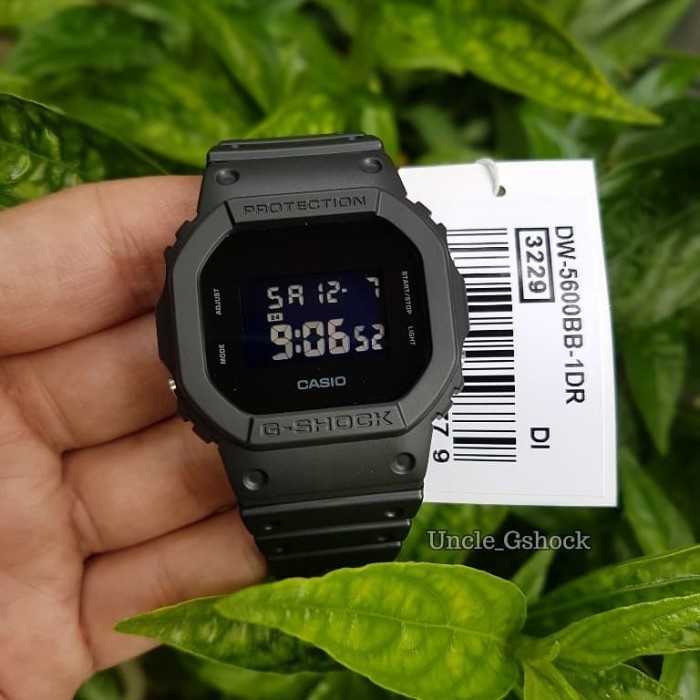 Promo NewBnib Casio G-Shock Dw-5600Bb/Gshock Dw5600Bb Full Black Original Terbaru