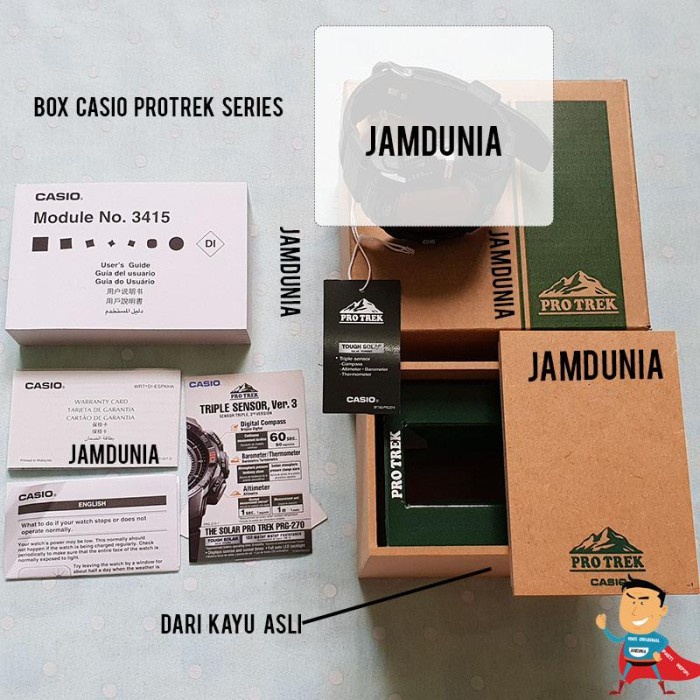 Diskon Spesial Casio Original Pro Trek Prt-B50-1D Prt B50 1D B 50 Prtb50 Pria Terlaris