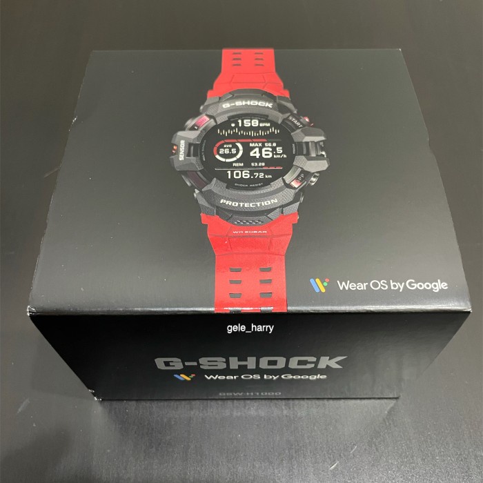Promo Casio Gshock Smart Watch Gsw H1000-1A4 / Gswh1000-1A4 Wear Os Google Terlaris