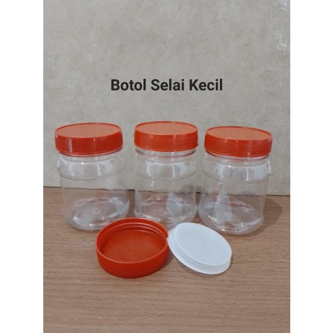 ~@~@~@~@] Toples/Botol/Jar Plastik Selai/Bumbu/Sambal Kecil 150 ml Isi 10 Pcs