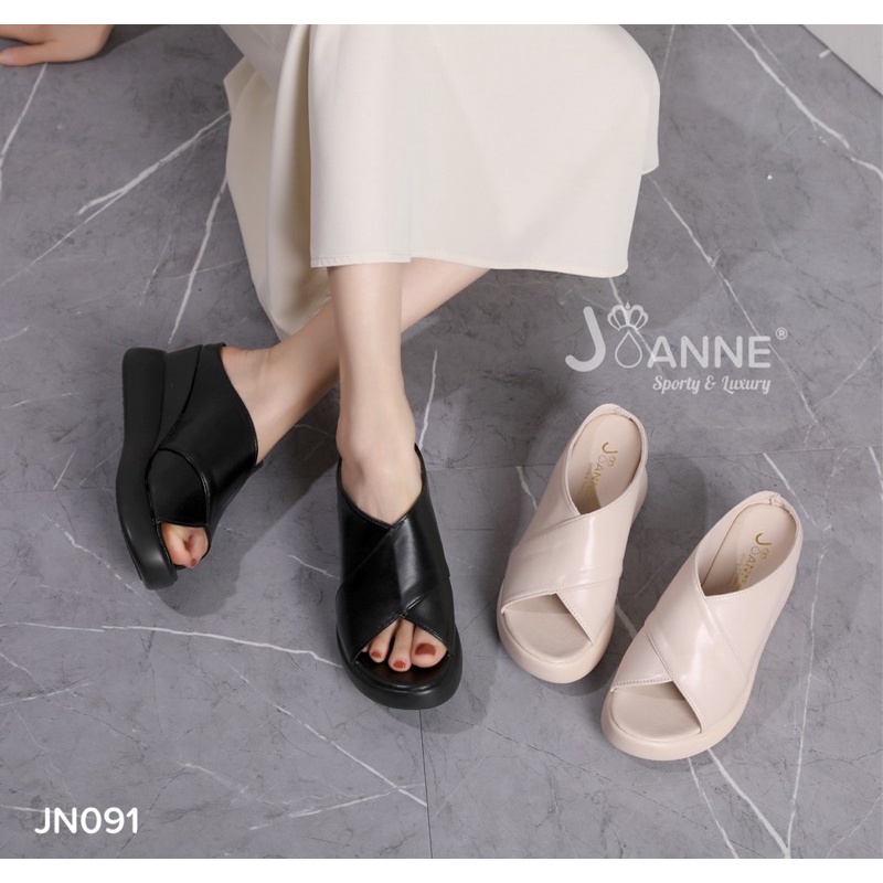 RESTOCK! [ORIGINAL] JOANNE Highsole Sandals Shoes Wanita #JN091