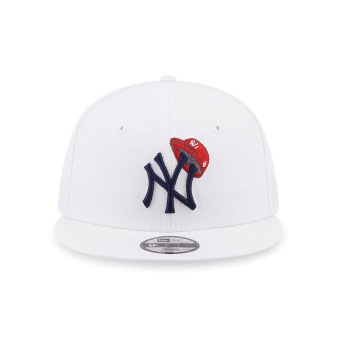 TOPI NEW ERA CAP 950 Kids NEW YORK YANKEES NY White ORIGINAL 100% ---READY---