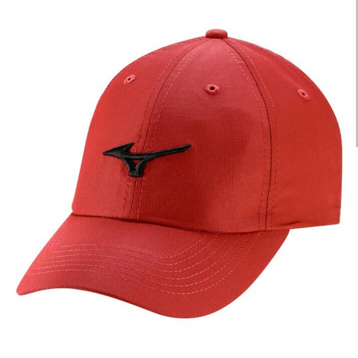 Terlaris Topi Golf Mizuno Tour Adjustable Red Original