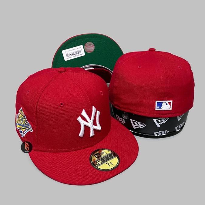 TOPI NEW ERA ORIGINAL 5950 WS 1996 NEW YORK YANKEES RED UV GREEN ---READY---