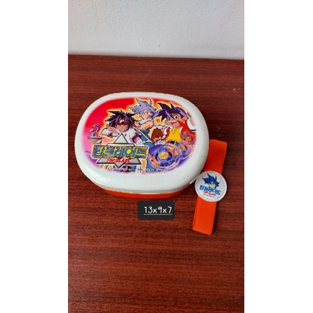 PRELOVED LIKE NEW BEYBLADE LUNCH SET BENTO BOX ORI JAPAN
