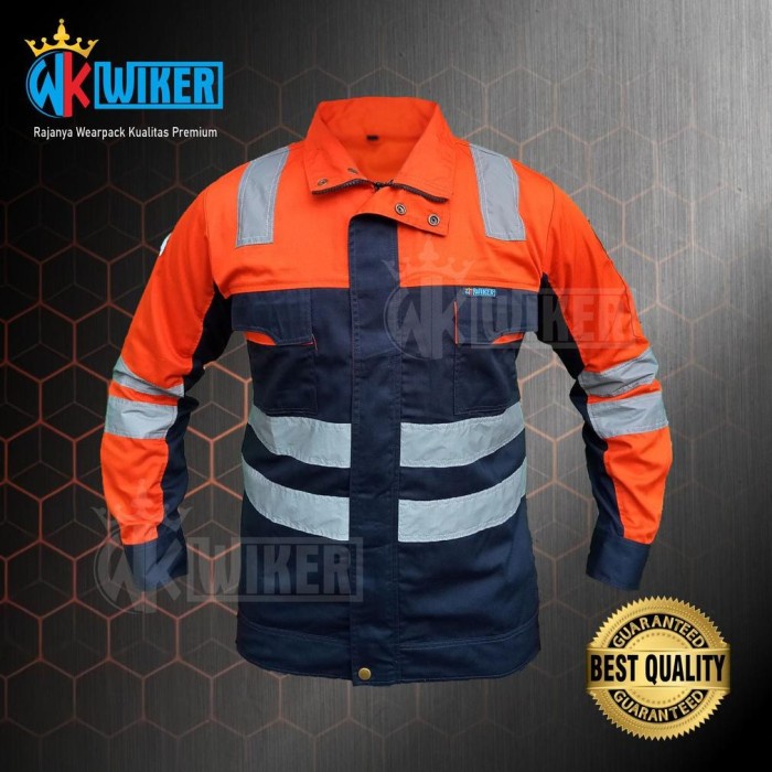 Wearpack Safety Semi Jaket - Baju Proyek - // Wearpack Atasan //