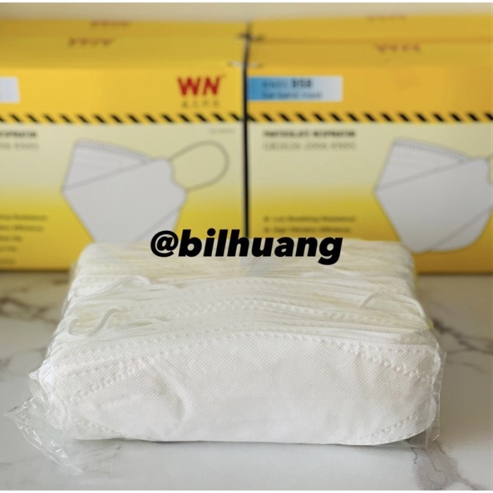 Terlaris Masker Wn Kn95 958 Ear-Band Mask 4 Ply 1 Box Isi 50 Polos Tidak