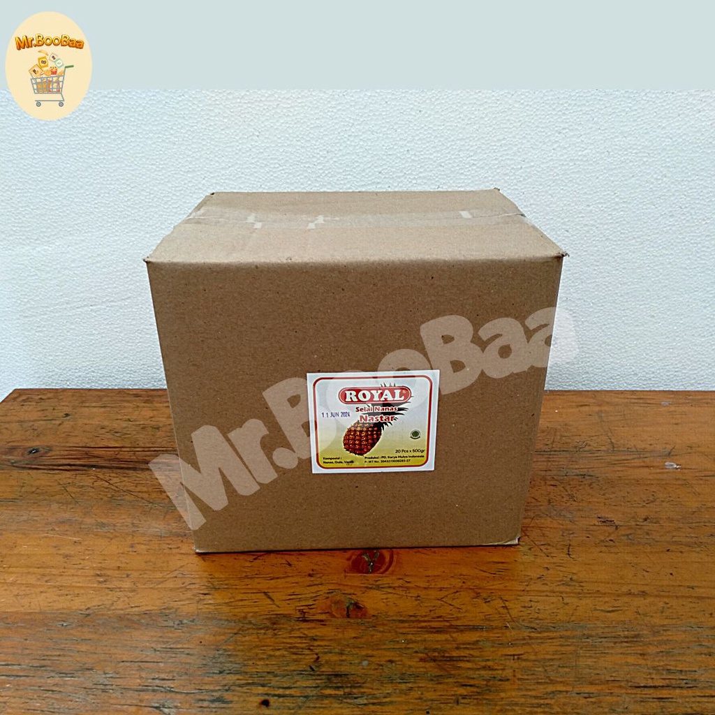 

Royal Selai Nastar (1 Dus) / Selai Nanas Isi 1 Dus 20 Pcs