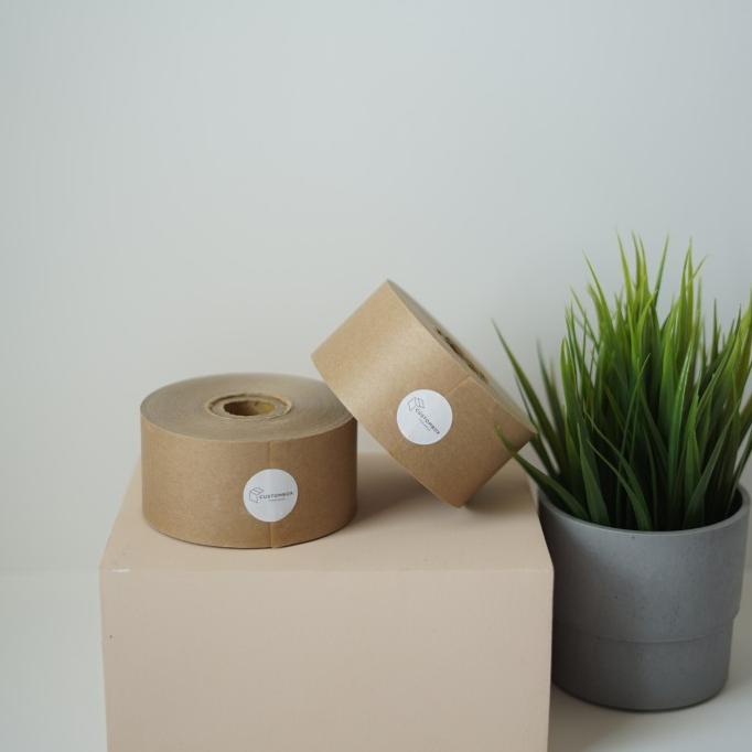

BRG BARU Eco Friendly Tape | Ramah Lingkungan Gummed Tape Kraft Lakban