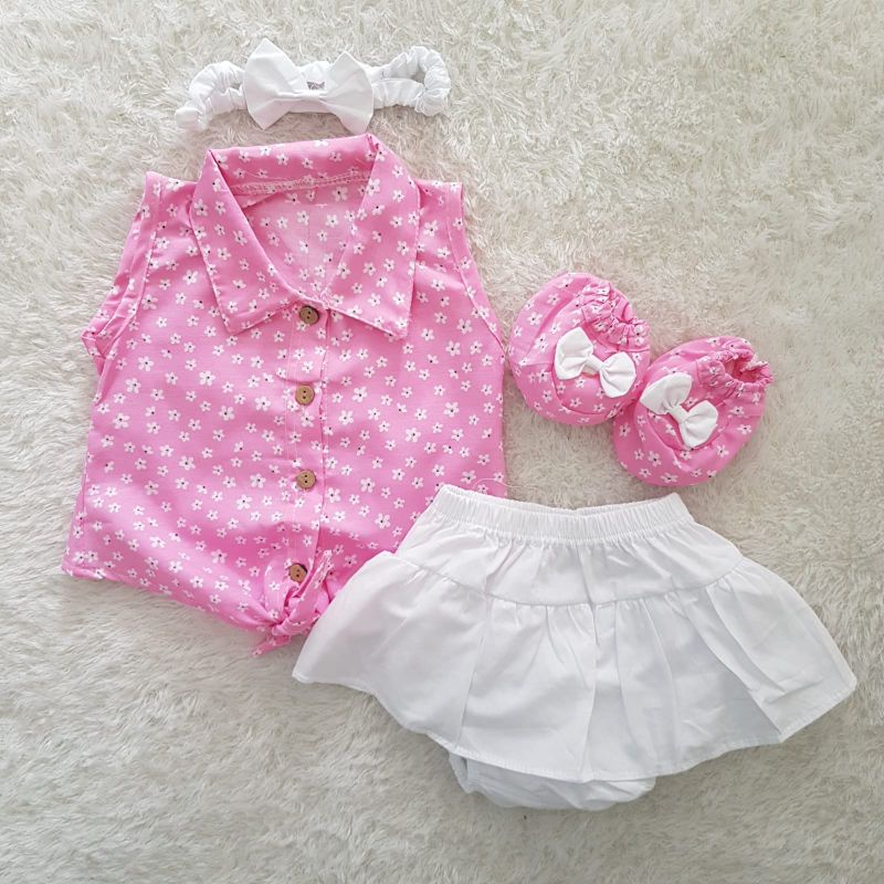 Baju Bayi Petite tartan jumper bayi perempuan