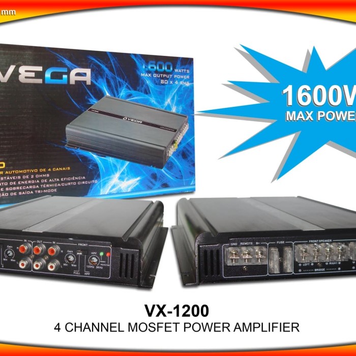 FREE ONGKIR POWER AMPLIFIER MOBIL 4 5 CHANNEL ACCELERA 26.5 FREE ONGKIR