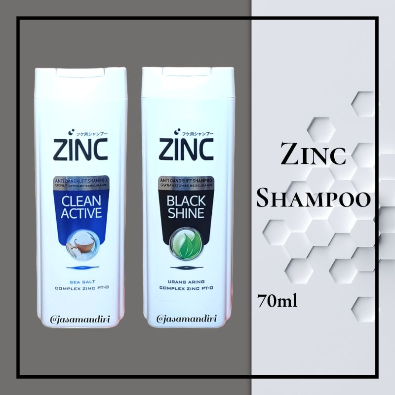 Zinc Shampoo Botol 70ml