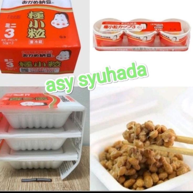 

CodeAa1A9 Rekomendasi okame natto kotsubu cup 3 / tape kedelai jepang / okame nato