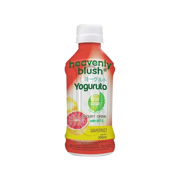 

HEAVENLY BLUSH YOGURUTO LESS SUGAR GRAPEFRUIT 200 ML