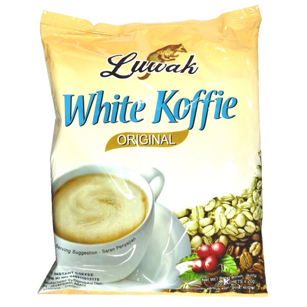 LUWAK WHITE COFFEE BAG ISI 18 SACHET X 20 GR - KOPI