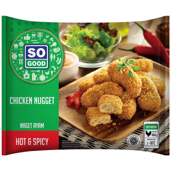 

SO GOOD FAMILY CHOICE NUGGET HOT SPICY 400 GR