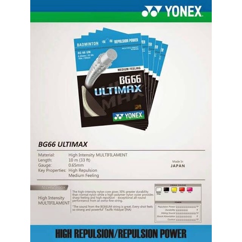 Senar Yonex Bg66 / Bg 66 Ultimax Original Sp 100% Original