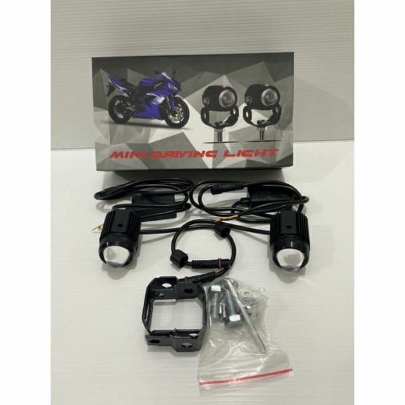 LAMPU TEMBAK LASER D2 HIGH LOW MINI DRIVING