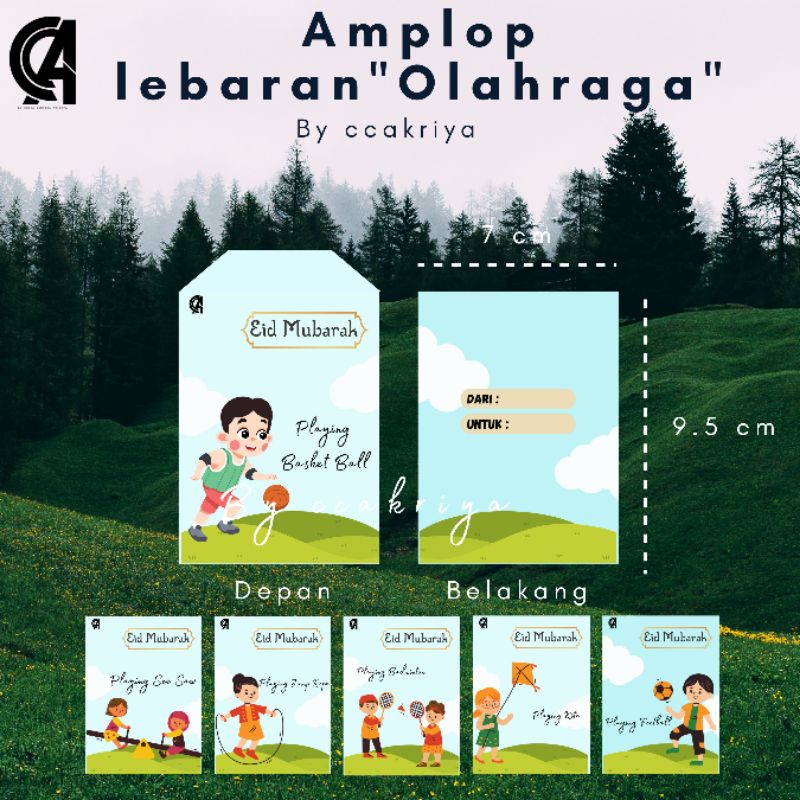 

[12 PCS] Amplop Lebaran "Olahraga" 2023 | Amplop Ulang Tahun | Amplop Sedekah | Amplop Santunan | Bisa Custom atau tambah tulisan | Desain Premium