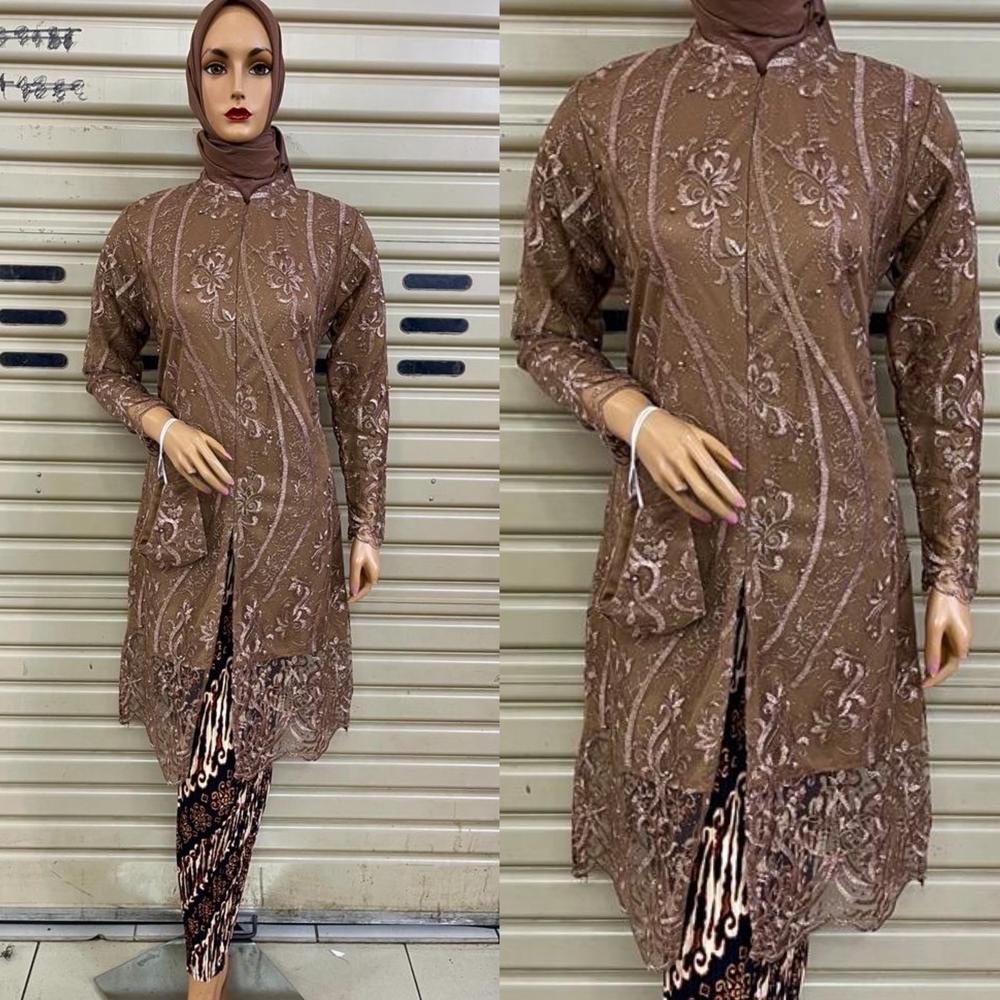 SET TUNIK BUSUI TILE / KEBAYA / KEBAYA MODERN / TUNIK TILE / TUNIK BRUKAT / TUNIK BROKAT / TUNIK BUS