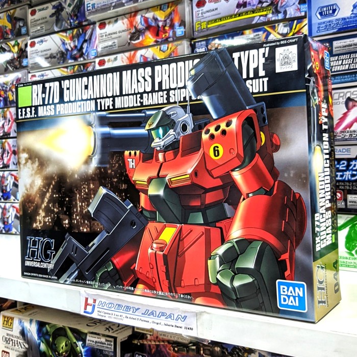 Terlaris Hguc 1/144 Guncannon Mass Production Type