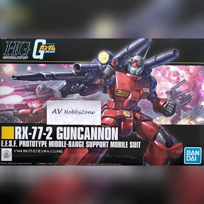 Terlaris Hg Guncannon Rx-77-2 (1/144)