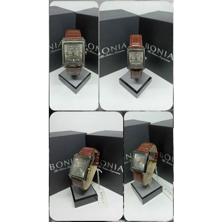 Jam Tangan Pria / Wanita Bonia BNB10546-1745 BNB10546-2745 Tali Kulit