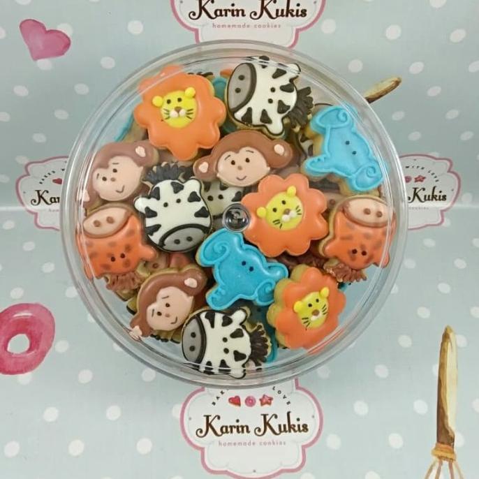 

Kukis Hias, Kukis Karakter, Fancy Cookies, Hampers Animal 500gr