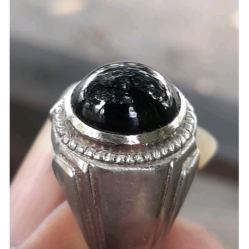 Cincin Batu Akik Kecubung Kopi/Smokey Quartz Asli Harga Murah