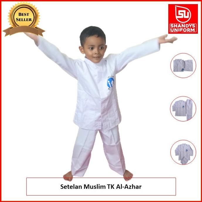 seragam sekolah tk al azhar model baju muslim anak laki laki