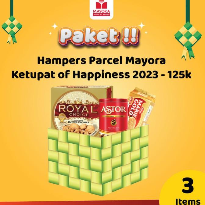 

Promo Hampers Parcel Lebaran Ramadan Ketupat Mayora 2023 - 125k