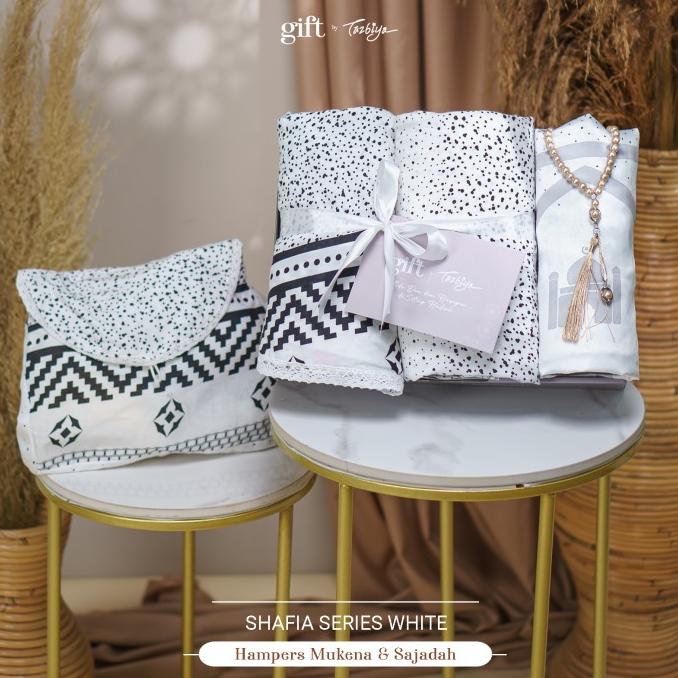 MUKENA DAN SAJADAH TAZBIYA SPECIAL GIFT EXCLUSIVE / KADO / HAMPERS