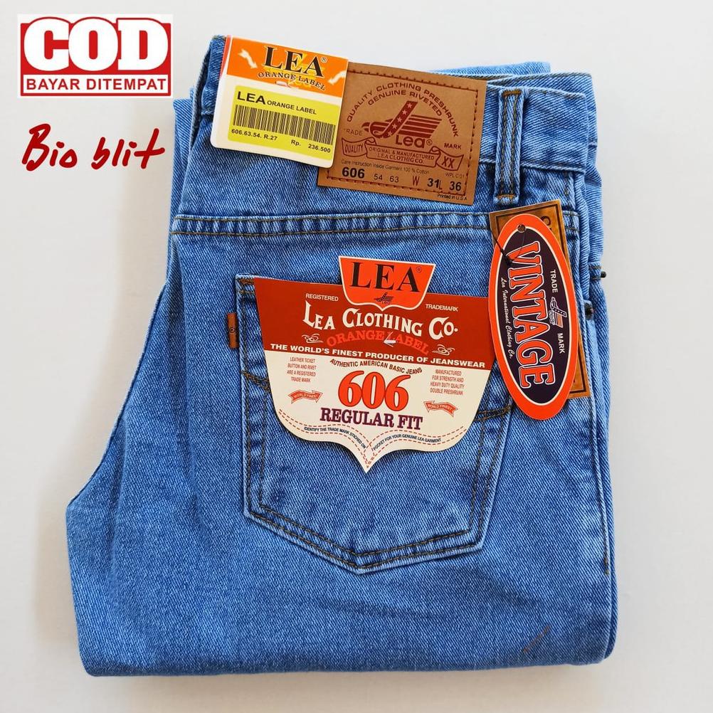 Update Celana Jeans Lea 606 Reguler fit Jins Pria Kekinian Clana Jens Jean Original Seller
