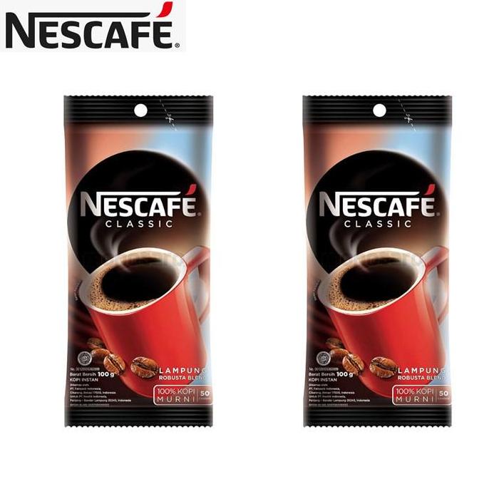 

(Bayar Ditempat) Nescafe Classic Kopi Hitam Instan Pouch 100 gr ..