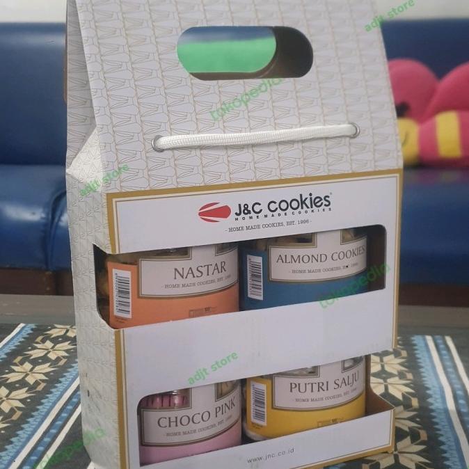 

Promo hampers jnc cookies paket parcel lebaran kue kering nastar kastangel