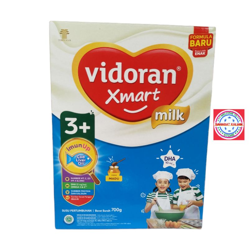 VIDORAN 1+ dan 3+ 700gr susu pertumbuhan