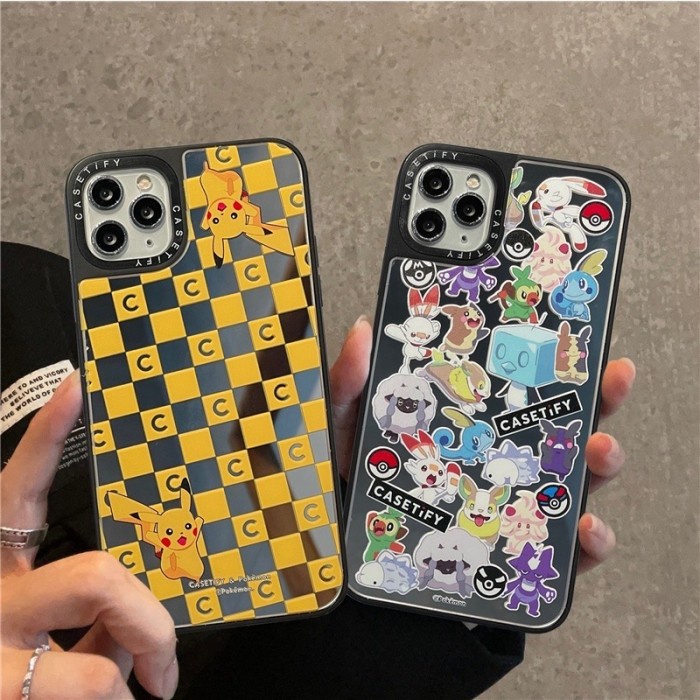 Terlaris Casetify Mirror Hard Case Pokemon Iphone X/Xs/Xr/11/12