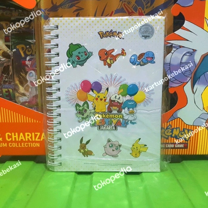 

Terlaris Notebook Pokemon Festival Jakarta 2022 Pikachu And Friends Putih