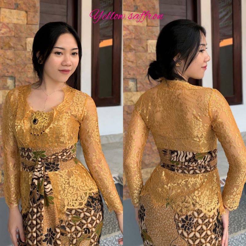 kebaya jadi metalik ysl ori