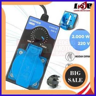 Dimmer AC 2000W Pengatur Kecepatan Mesin Motor Gerinda Peredup Lampu sparepart 54PR23