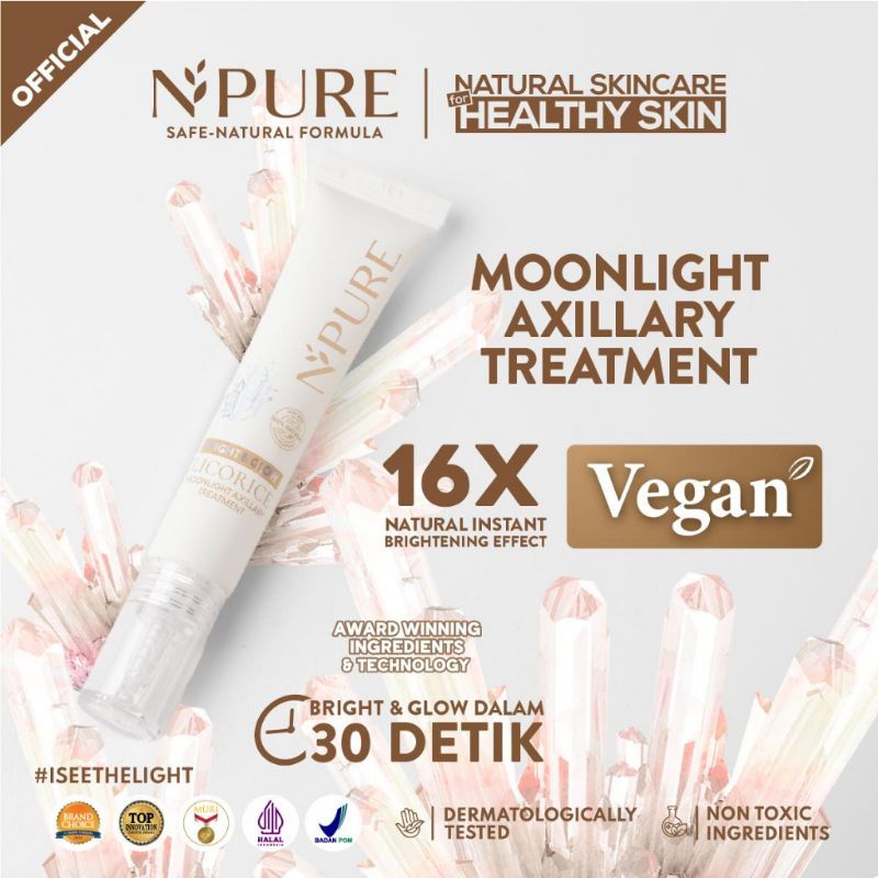 NPURE Bright &amp; Glow Licorice Moonlight Axillary Treatment