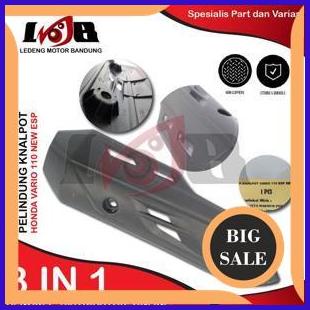 Pelindung Knalpot Vario 110 New ESP Cover Tutup Plastik Hitam Tebal tools n parts 54PR23