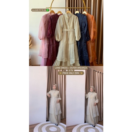 Long Dress + Outer Organza