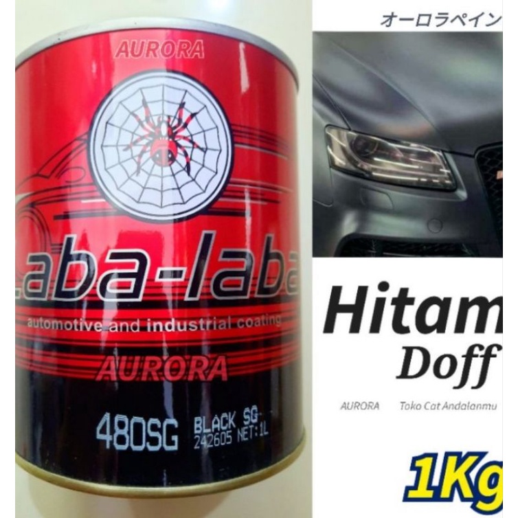 Cat Hitam Dop LABA LABA BLACK SG 480SG Doff Laba-laba Spider 1Kg