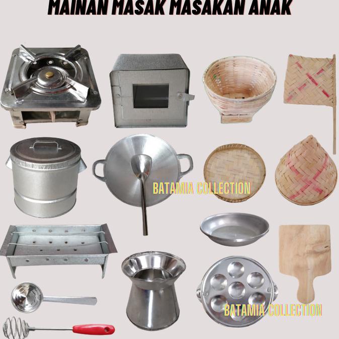 Produk Unggulan] Kompor Mini Anak Anak Miniatur Masak Masakan